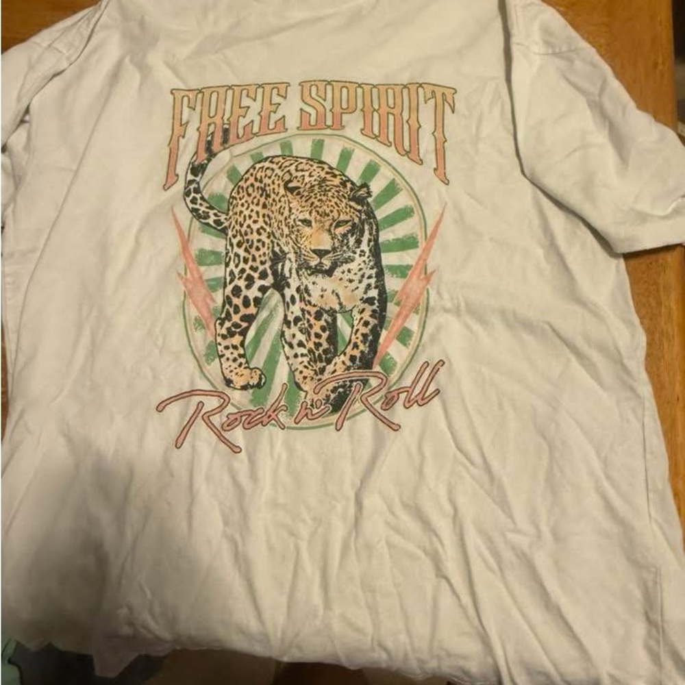 Free Spirit Rock 'n' Roll Reptile T-Shirt - White